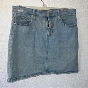 Light blue Jean mini skirt
